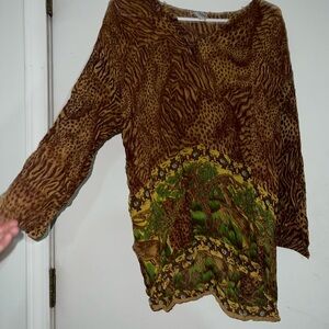 Animal Print Women's Top